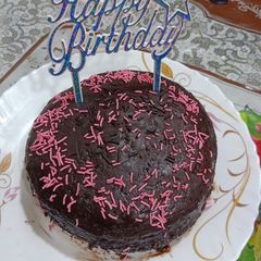 A picture of Chocolate truffle cake.