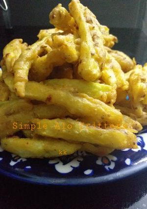 A picture of Simple Aloo fritters.