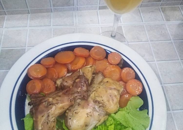 Presa de conejo al romero & hierbas provenzales