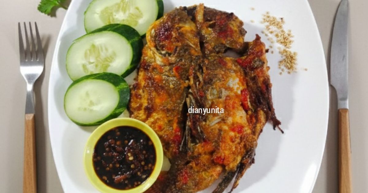 Nila Bakar Bumbu Rujak