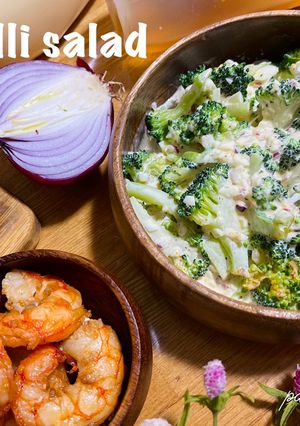 Foto resep Salad brokoli saus tartar