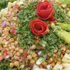 A picture of Easy chickpea salad.