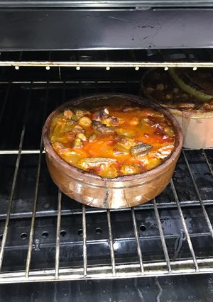 صورة لوصفة طاجن باميه باللحم عجب 😋