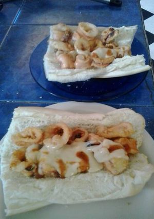 Una foto de Calamar Bravo (Bocadillo)