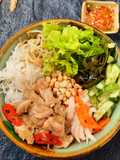 Vietnamese Pork Noodle Salad (Bún trộn thịt heo)