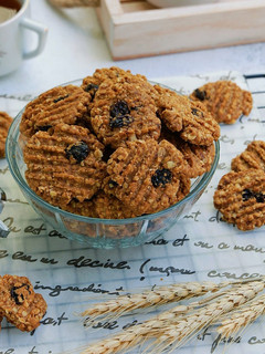 Foto resep Crunchy Oatmeal Raisin Cookies