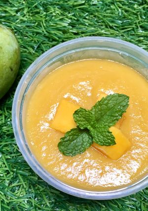 Foto resep Dessert box mango with lychee jelly 🥭