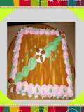 Pastel básico con merengue