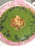 Crema de kale y judías verdes