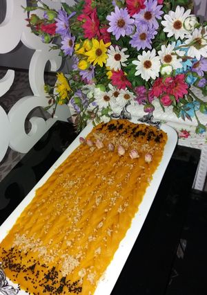 عکسی از دستور حلوای هویج 🌸