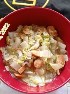 Foto resep Tumis Sawi Putih Sosis