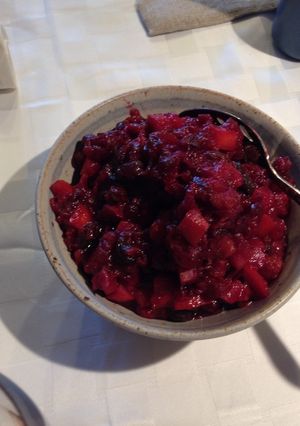 A picture of Cranberry chutney.