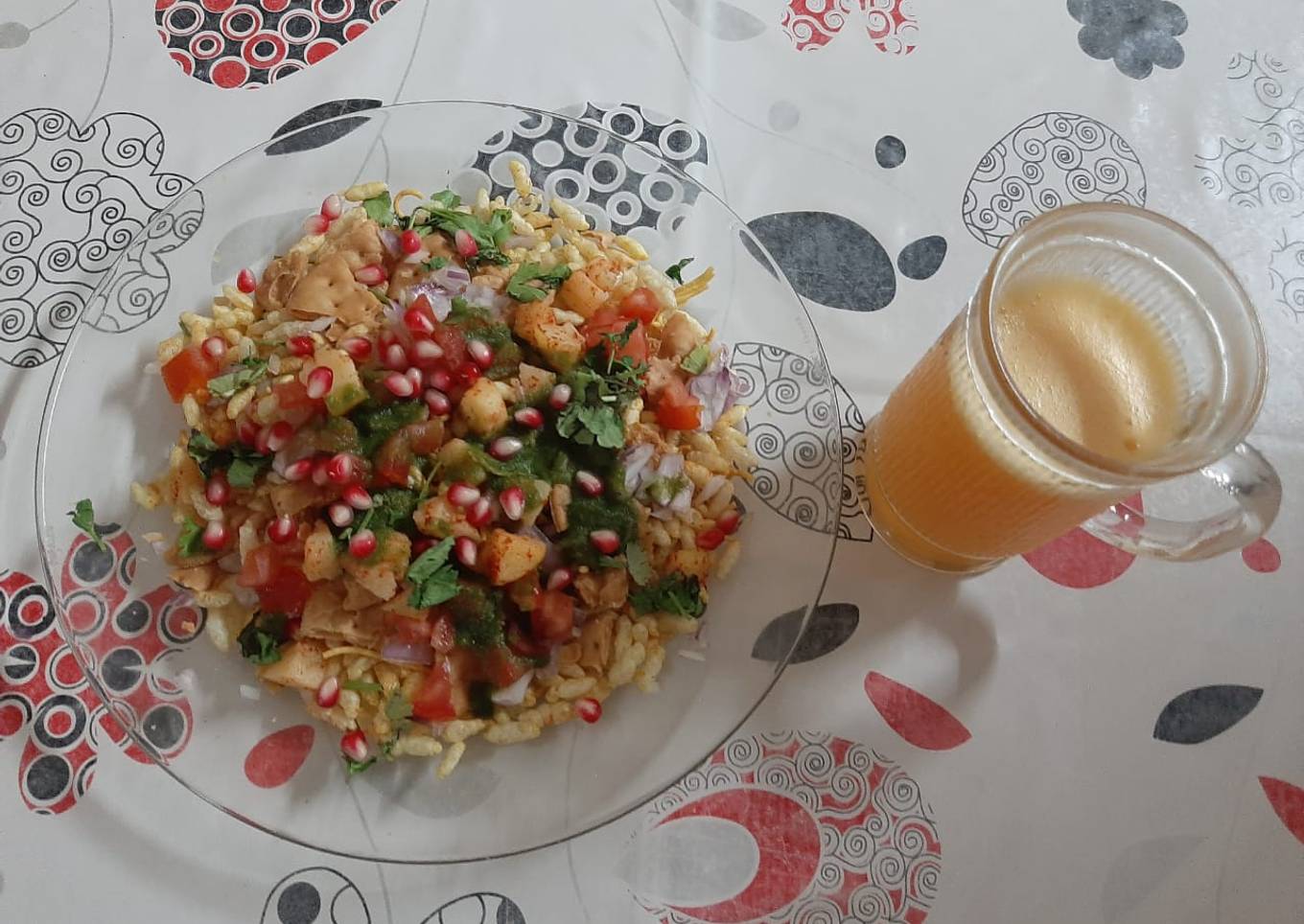 Bhel & Orange Juice