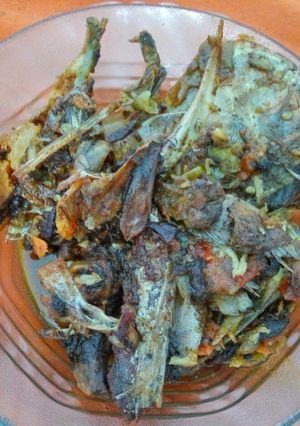 Foto resep Oseng kepala ikan tongkol pedas