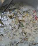 Chè đậu xanh nấu sữa đặc