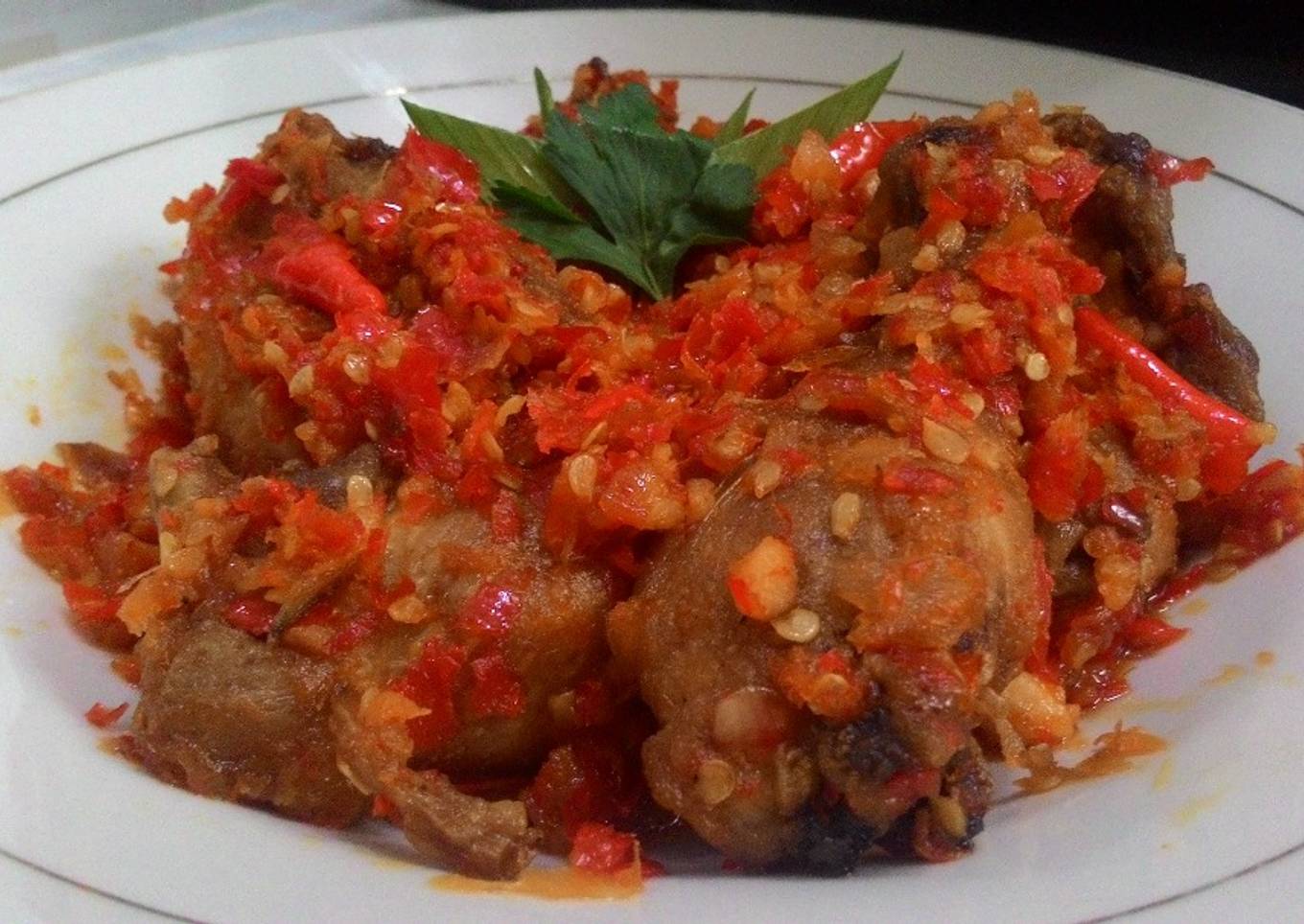 Balado ayam simple🍴