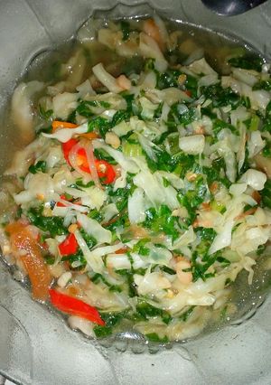 Foto resep Oseng kol sawi hijau