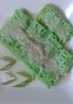 Foto resep Roti Jala kuah durian