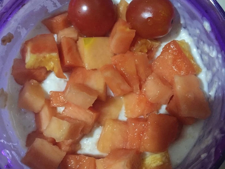 Cara Mudah Menyiapkan Resep  Overnight oatmeal ala ank kosan yang Sempurna, Enak Banget