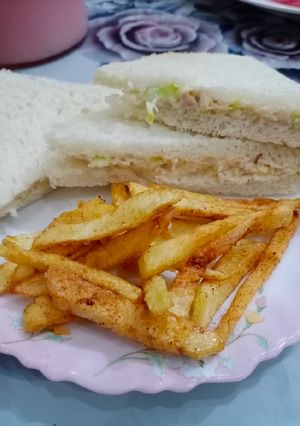 A picture of Club sandwich ❤❤.