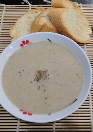 Foto resep Mushroom Cream Soup ala Mami Ina