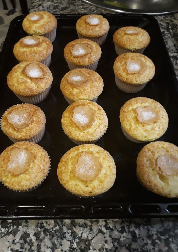 Una foto de Magdalenas caseras fáciles y rápidas