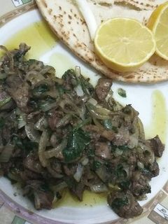 صورة لوصفة كبدة دجاج
