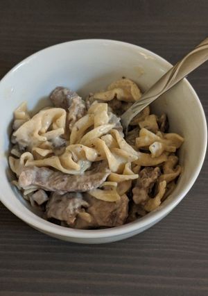 A picture of Classic Beef Stroganoff.
