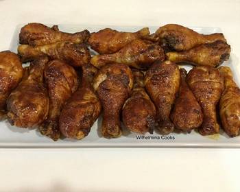 The New Way Prepare Recipe Baked Chicken Drumsticks With Homemade BBQ Sauce Very Delicious