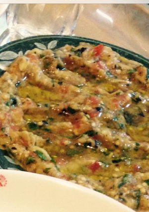صورة لوصفة طريقة عمل بابا غنوج متبل