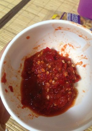 Foto resep Sambal terasi mentah