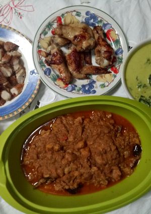 Foto resep Saksang tanpa gota
