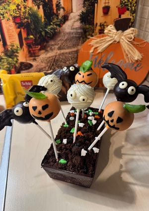 Halloweeni cake popok gluténmentesen recept fotója