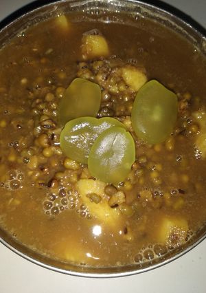 Foto resep Bubur kacang ijo campur ubi #bikinramadanberkesan