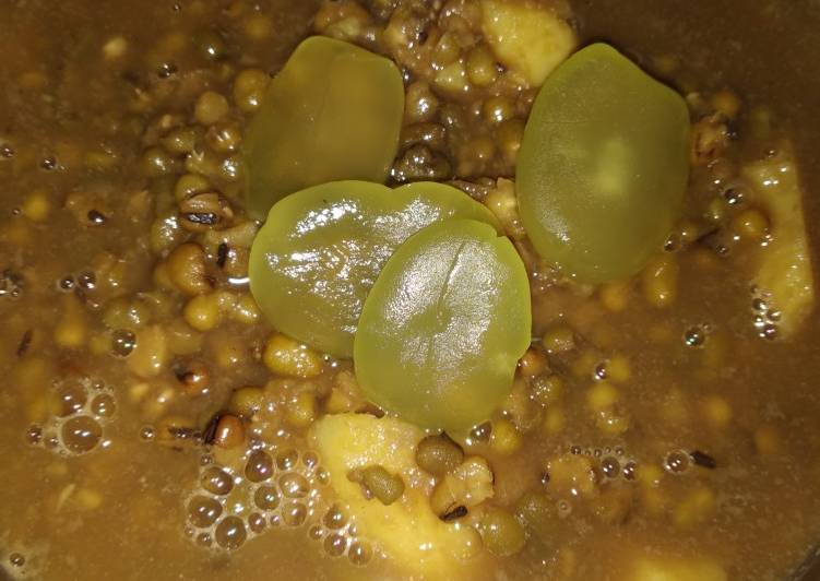 Bubur kacang ijo campur ubi #bikinramadanberkesan