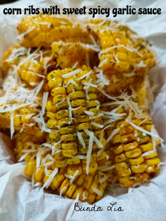 Foto resep Corn Ribs with Sweet Spicy Garlic Sauce