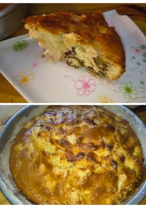 Una foto de Torta de Manzana con Bizcochuelo de Cajita 🍎🍎🇦🇷