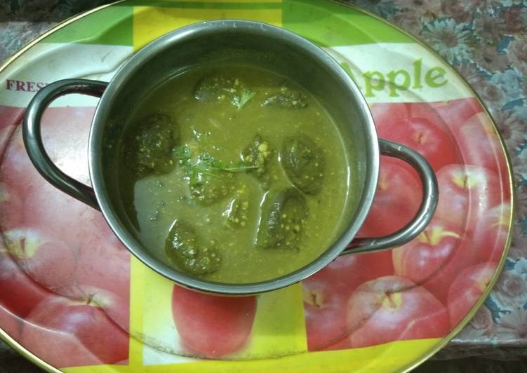 How to Make HOT Spicy Palak  Kofta Curry