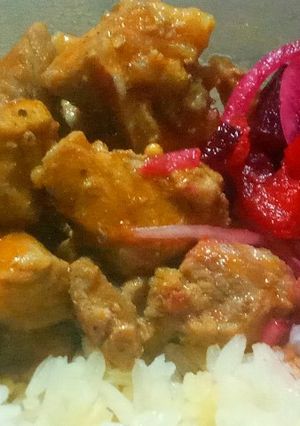 Una foto de Cerdo al curry