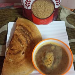Foxtail millet dosa A picture of Foxtail millet dosa.