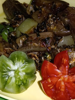 Foto resep Terong sambal hijau with teri