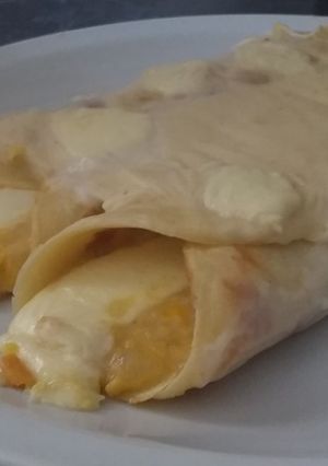 Una foto de Canelones o crepes de choclo o maíz