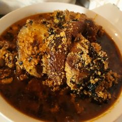 A picture of Egusi soup.