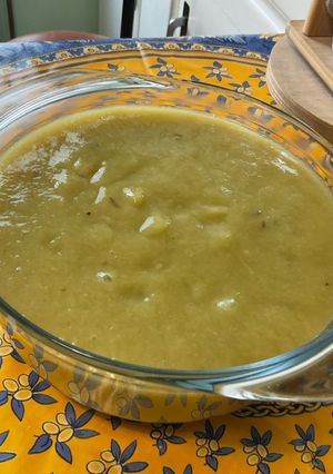 Une photo de Compote de rhubarbe à la vanille de Madagascar