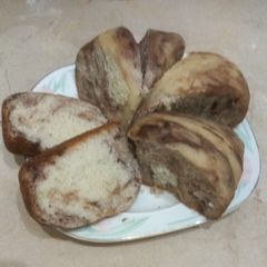 A picture of Marble buns, whole wheat flour and fine flour sa.