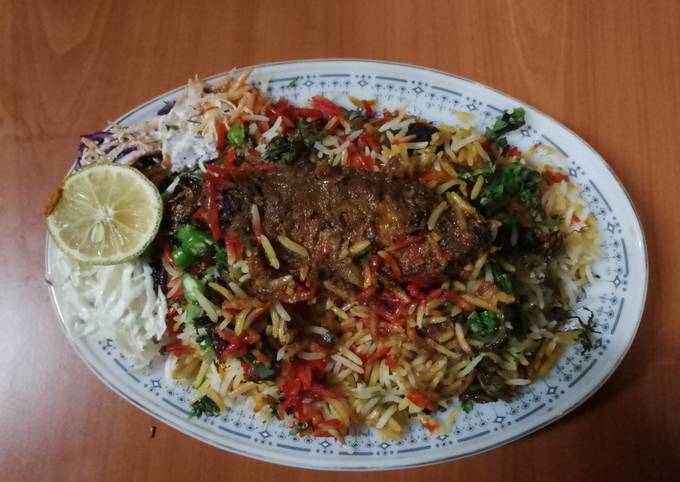 Pakistan fish 'Biryani'🐠 Recipe by Gurpal kaur Ubhi - Cookpad