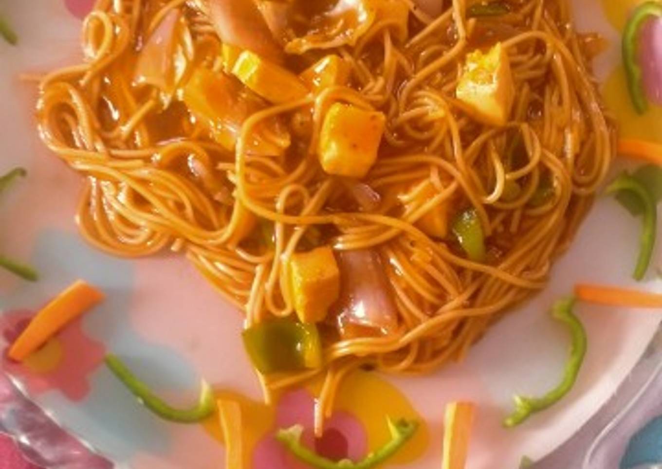 Chilli cheese noodles