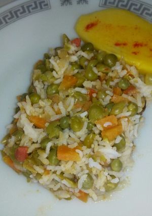 A picture of Vegetable pilau #MyRiceDishContest.