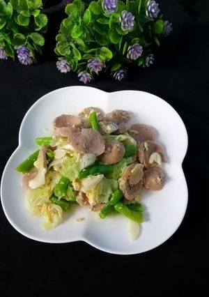 Foto resep Tumis buncis bakso kol