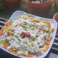 A picture of Nacho salad.